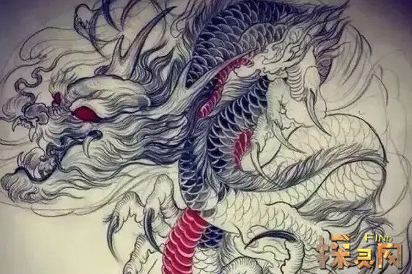 龙纹身寓意图片