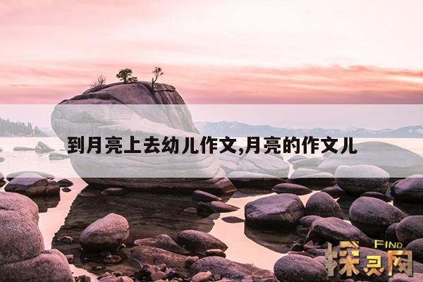 到月亮上去幼儿作文,月亮的作文儿