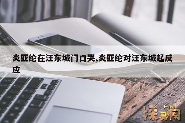 炎亚纶在汪东城门口哭,炎亚纶对汪东城起反应