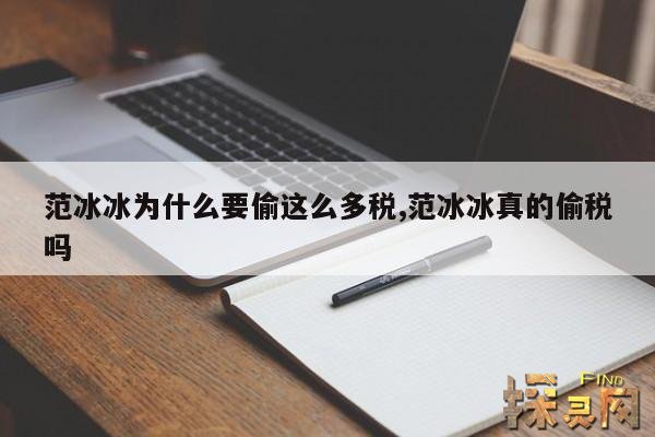 范冰冰为什么要偷这么多税,范冰冰真的偷税吗