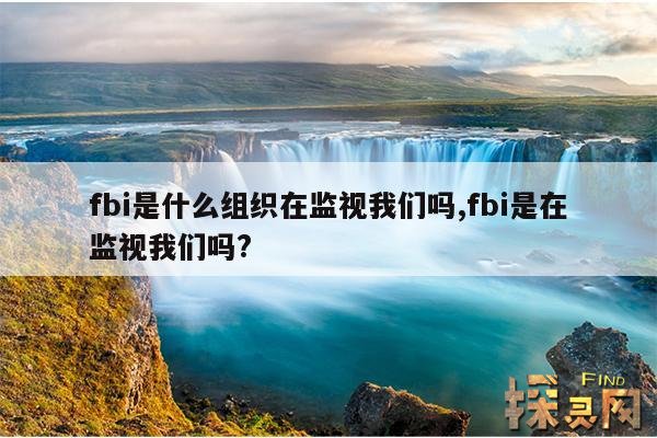 fbi是什么组织在监视我们吗,fbi是在监视我们吗?