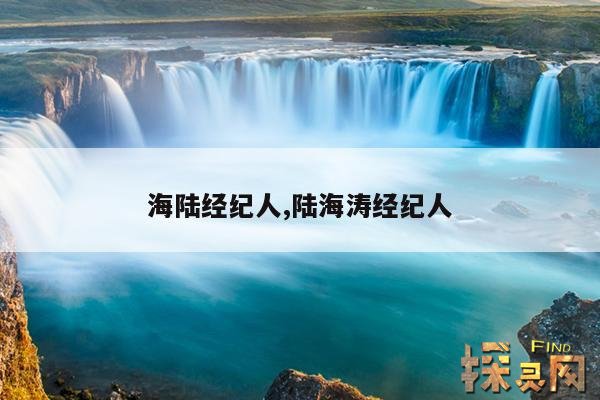 海陆经纪人,陆海涛经纪人