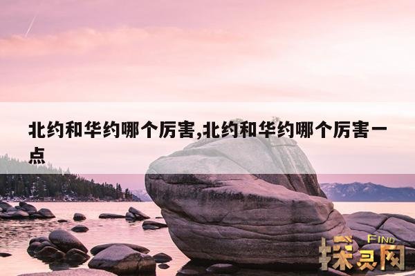北约和华约哪个厉害,北约和华约哪个厉害一点