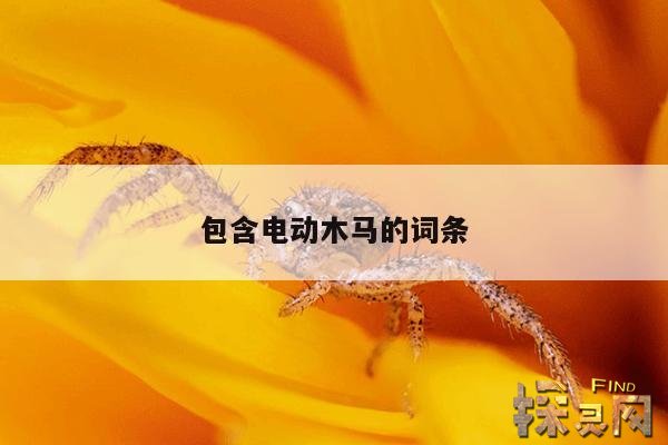包含电动木马的词条