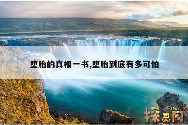 堕胎的真相一书,堕胎到底有多可怕