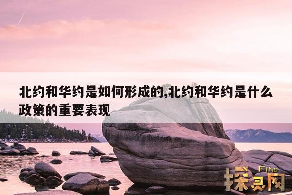北约和华约是如何形成的,北约和华约是什么政策的重要表现