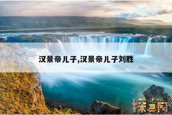 汉景帝儿子,汉景帝儿子刘胜