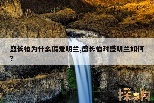 盛长柏为什么偏爱明兰,盛长柏对盛明兰如何?