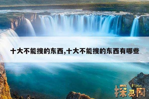 十大不能搜的东西,十大不能搜的东西有哪些