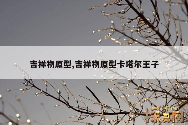 吉祥物原型,吉祥物原型卡塔尔王子