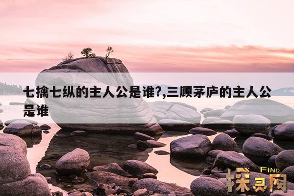 七擒七纵的主人公是谁?,三顾茅庐的主人公是谁